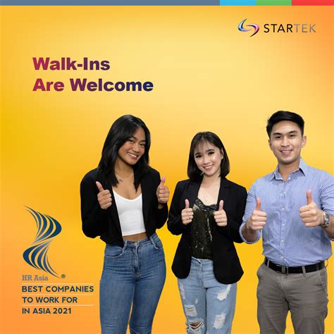 Startek Pasig is urgently hiring for .